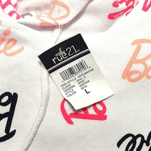 NWT Barbie x Rue 21 Hoodie - Picture 5 of 9